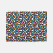 Polaire "Larges ouverts !" couverture d'ouatine (Devant (Horizontal))