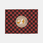 Polaire Le Fox de plaid de Buffalo badine la couverture (Devant (Horizontal))