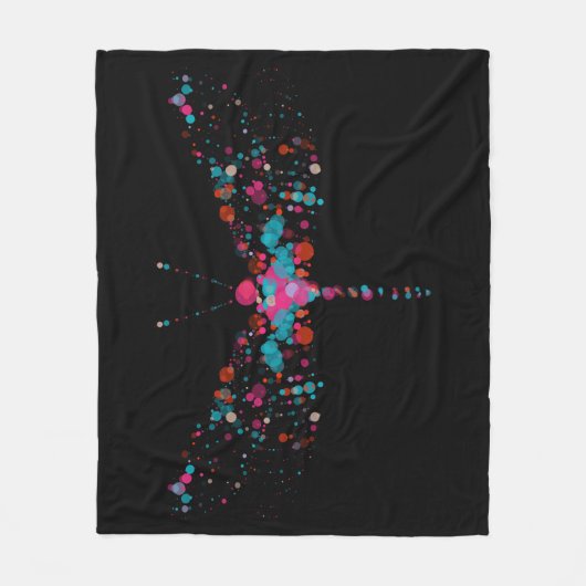 Polaire Le rose bouillonne couverture d'ouatine de (Devant)