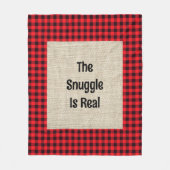 Polaire Le Snuggle Est Véritable Couverture De Toison Moye (Devant)