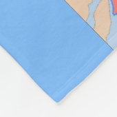 Polaire Les Etats-Unis tracent la couverture d'ouatine (Coin)