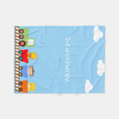 Polaire Les mignons animaux sur la couverture de la flotte (Devant (Horizontal))