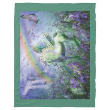 Licorne de la couverture d'ouatine d'art de Buttys