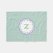 Polaire Lilac et Monogramme vert Modèle de couverture en p (Devant (Horizontal))