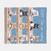 Polaire livre amoureux confortable lecture couverture chat (Devant (Horizontal))