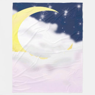Polaire Lune croissante dans Couverture Douillette de Nuag