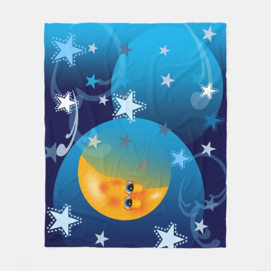 Polaire Lune et étoiles couverture Goodnight (Devant)