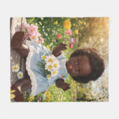 Polaire Matin de printemps, couverture douillette – amour  (Devant (Horizontal))