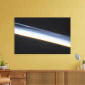 Polaire mesosferische wolken canvas afdruk (Insitu (Woonkamer))