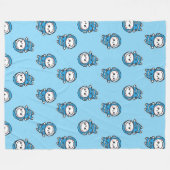 Polaire Mignon chat astronaute couverture en molleton phot (Devant (Horizontal))