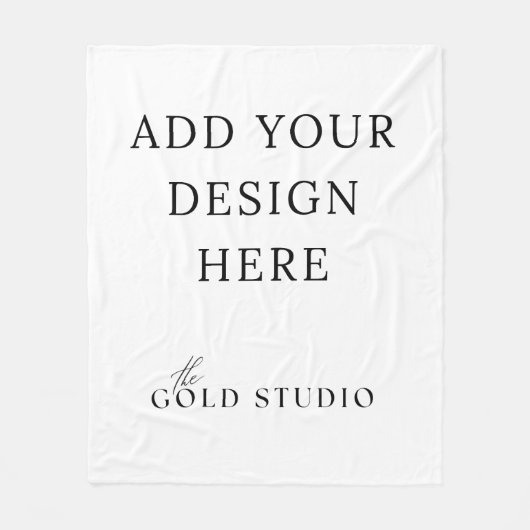 Polaire Modèle blanc Couverture Créer votre propre Jeu (Devant)