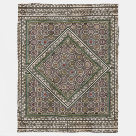 Polaire Mosaïque ancienne couverture Sherpa (Devant)