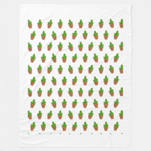 Polaire Motif Cactus mignon sur couverture