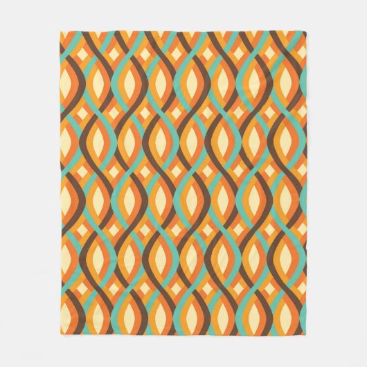 Polaire Motif Diamond, couverture moderne du milieu du siè (Devant)