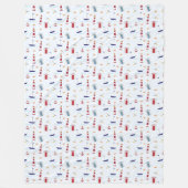 Polaire Motif nautique - Jeu de couverture (Devant)