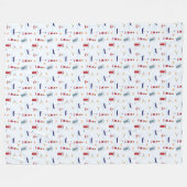 Polaire Motif nautique - Jeu de couverture (Devant (Horizontal))