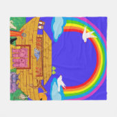 Polaire Noah's Ark, Nursery / Couverture Arc Arc Arc Arc E (Devant (Horizontal))
