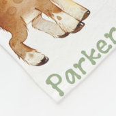 Polaire Nom des animaux de ferme Couverture de répétition  (Coin)