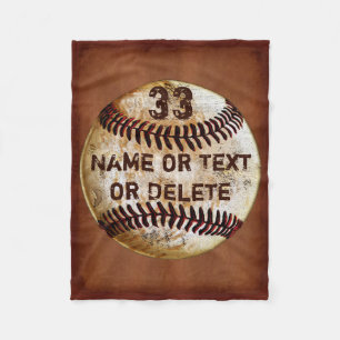 Polaire Nom, Numéro de Maillot Couverture de Baseball Cool