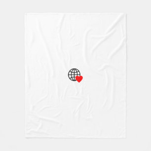 Polaire Nouvelle personnalisation Logo Texte Couverture po