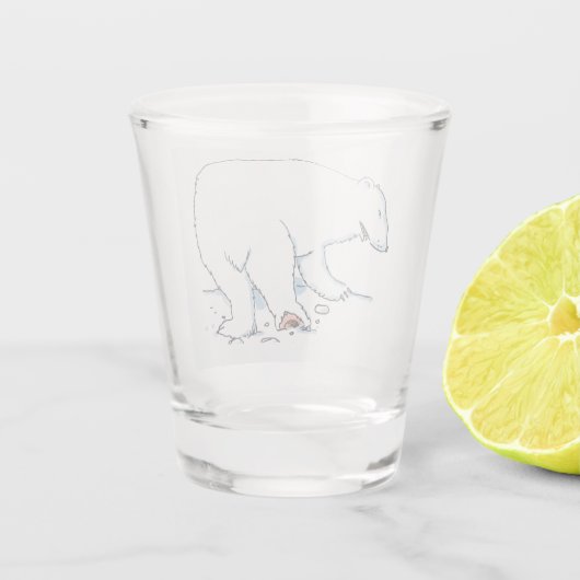 Polaire Ours blanc verre (Dos)