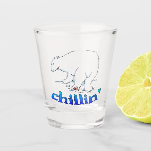 Polaire Ours Chill verre transparent (Devant)