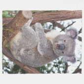 Polaire Ours de koala dans la couverture d'ouatine d'arbre (Devant (Horizontal))