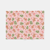 Polaire Pain d'épices et Branches Holly Petite couverture  (Devant (Horizontal))