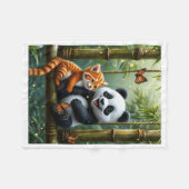 Polaire Panda et amis chat rouge dans la couverture de for (Devant (Horizontal))