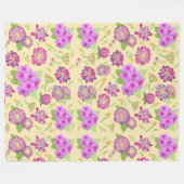 Polaire Pansies couverture fleurie (Devant (Horizontal))
