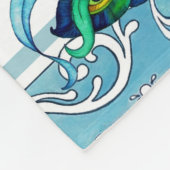 Polaire Paon avec la couverture bleue de frontière (Coin)