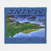 Polaire Parc national d'Acadia, couverture d'ouatine du (Devant (Horizontal))