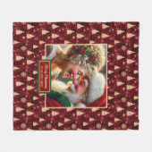 Polaire Parfait Couverture de Noël Cosy Jetez M. Mme Claus (Devant (Horizontal))
