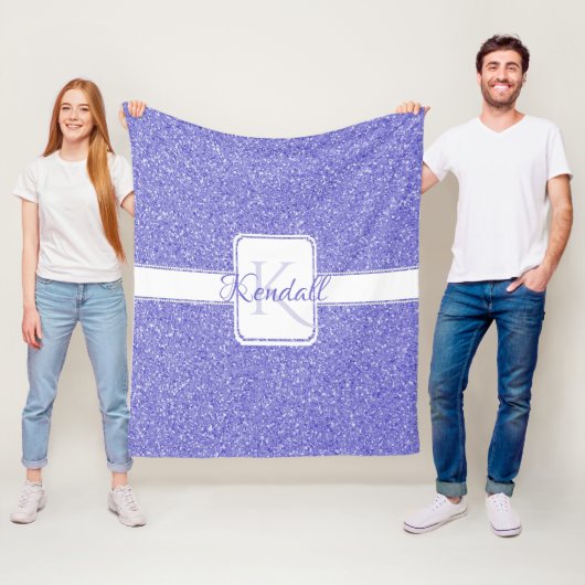 Polaire Parties scintillant violette - Couverture de lance (En situation)