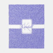 Polaire Parties scintillant violette - Couverture de lance (Devant)
