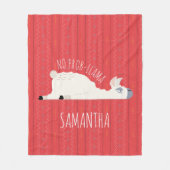 Polaire Pas De Couverture Llama Prob-Llama Drôle (Devant)