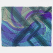 Polaire Paysage industriel Couverture Abstraite (Devant (Horizontal))