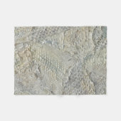 Polaire Peau de serpent blanc Lancer la couverture (Devant (Horizontal))