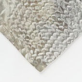 Polaire Peau de serpent blanc Lancer la couverture (Coin)