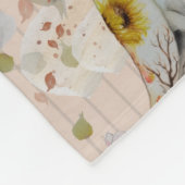 Polaire Pépinière florale imprimer couverture bébé (Coin)