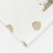 Polaire Pépinière florale imprimer couverture bébé (Coin)