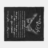 Polaire Personnalisé À Mon Couverture De Femme (Devant (Horizontal))