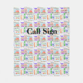 Polaire Personnaliser de couverture d'ouatine de collage (Devant)