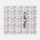 Polaire Personnaliser de couverture d'ouatine de collage (Devant (Horizontal))