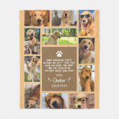 Polaire Pet Memorial Photo Collage de couverture (Devant)