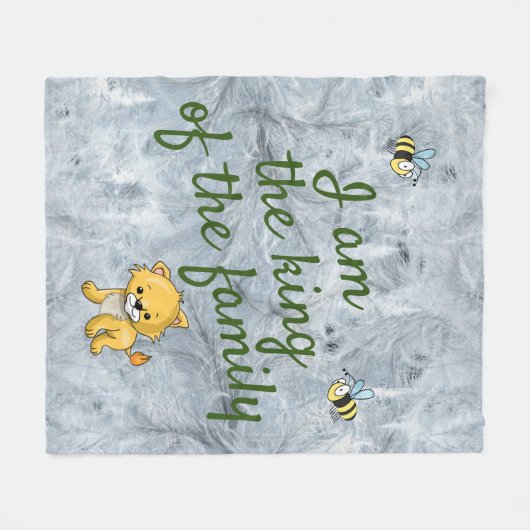 Polaire Petit lion couverture bébé (Devant (Horizontal))