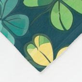 Polaire Petite couverture de trèfle quatre feuilles (Coin)