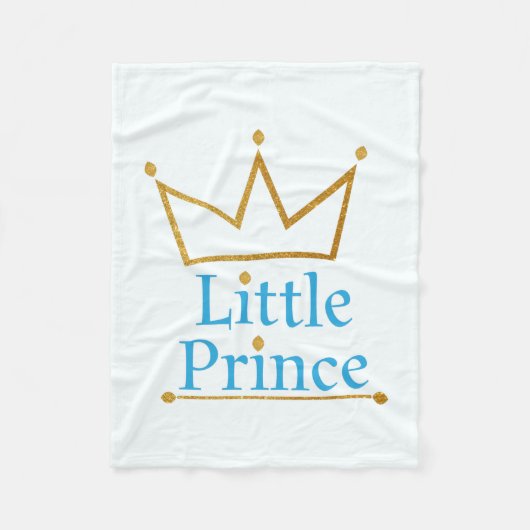Polaire Petite couverture d'ouatine de bébé de prince (Devant)