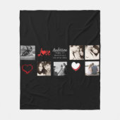 Polaire Photo Collage de couverture - Amour/Mariage/Annive (Devant)