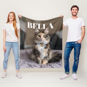 Polaire PhotoPop Couverture Personnalisée pour Animaux de